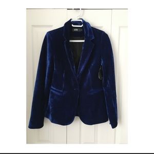 Blue Velvet Suit Blazer (matching pants available)